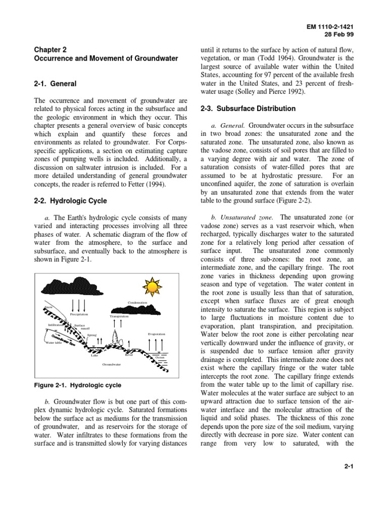 Groundwater Occurrence and Movement | PDF | Aquifer | Porosity