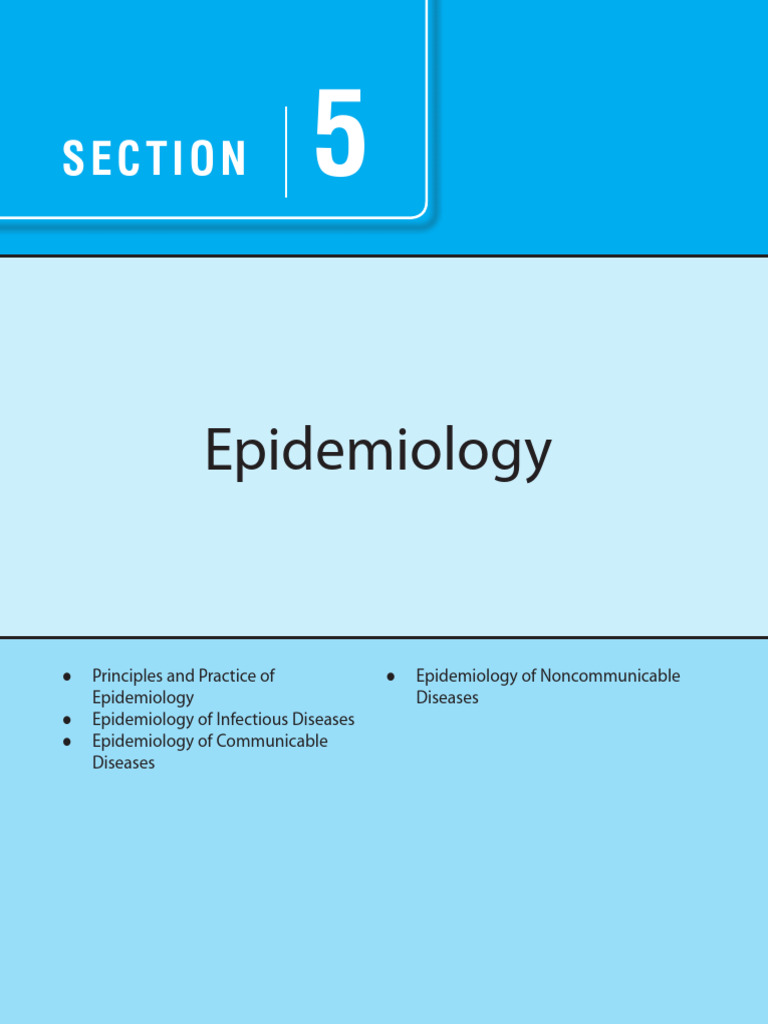Epidemiology PDF