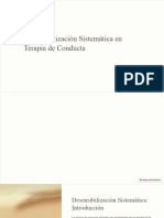 Desensibilizacion Sistematica en Terapia de Conducta