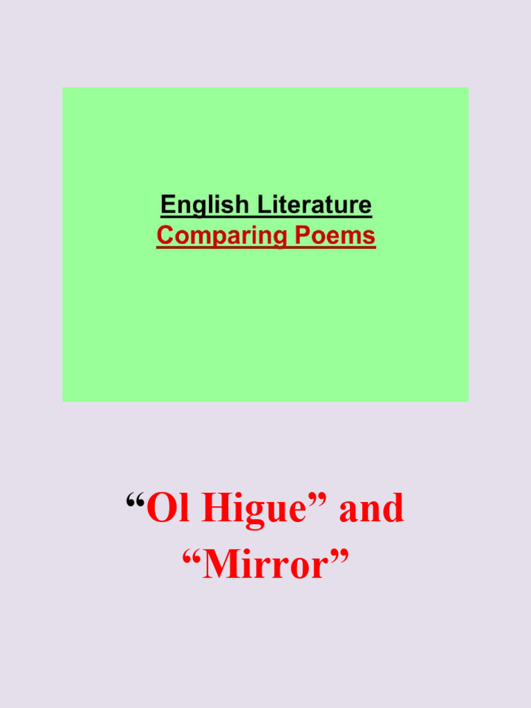 Ol Higue" and "Mirror" PDF