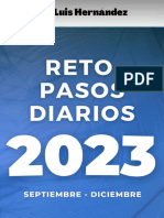 Reto 2023 DR Pasos Diarios Sept Dic