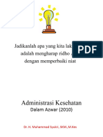 Jadikanlah Apa Yang Kita Lakukan Ini Adalah Mengharap Ridho Allah Dengan Memperbaiki Niat