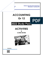 2022 GR 12 Accounting Study Pack Activities ENG