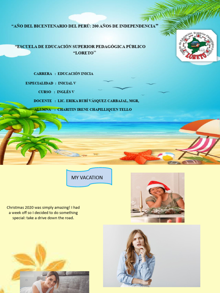 My Memorable Christmas Vacation Pdf Travel Cooking Food Wine