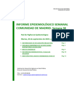 Informe Epidemiologico Semanal