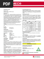 Ficha Técnica del Insecticida Toretto | PDF | Agua | Alimentos