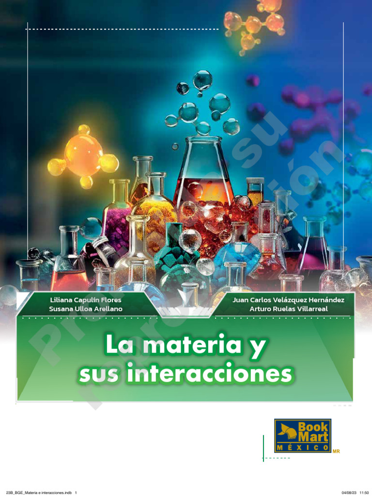 Primer Semestre - Bgo - La Materia y Sus Interacciones - Book Mart ...