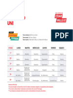 Horario Intensivo UNI 2