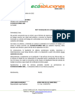 Carta Terminacion Contrato Fijo - Juan Gil