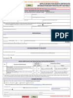 BC Canada Death Certificate Application Form