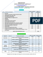 Lista de Útiles Décimo-A