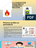 Quemaduras y Lesiones Por Descarga Eléctrica y Envenenamiento