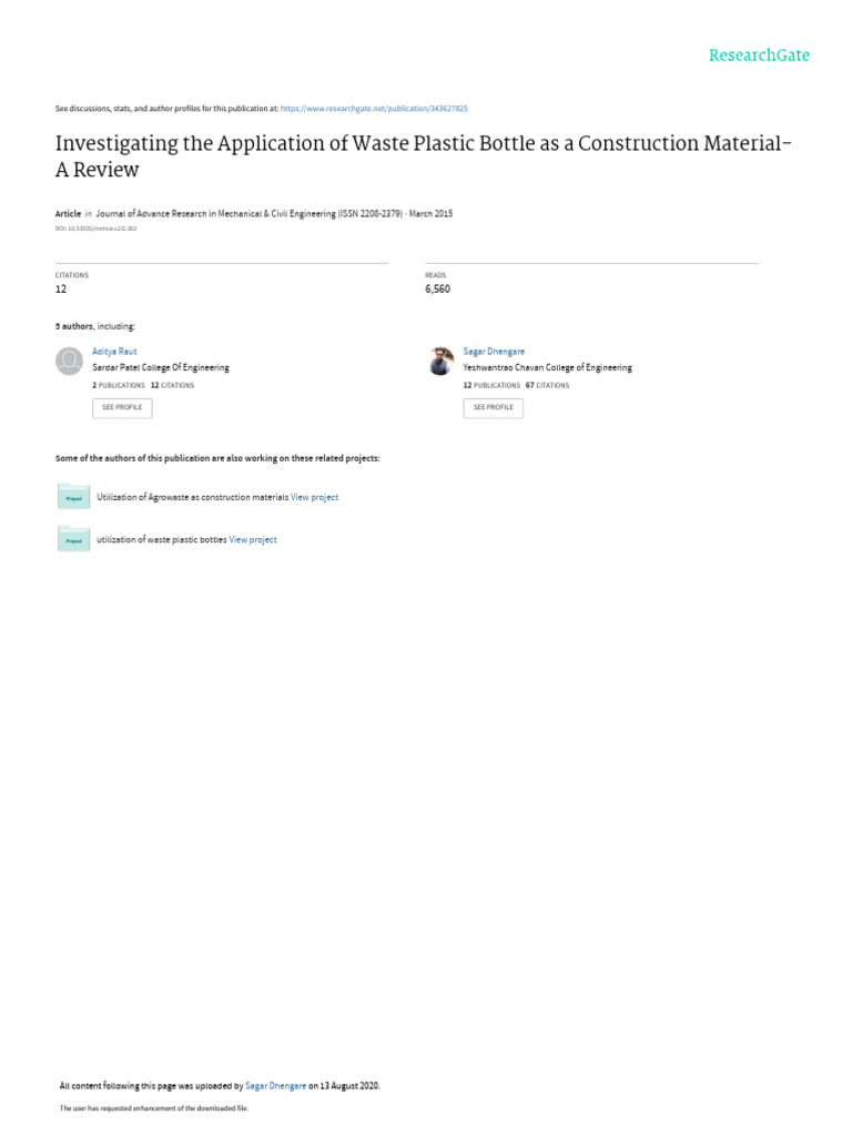 362 ArticleText 598 1 10 20190425 | PDF | Plastic | Recycling