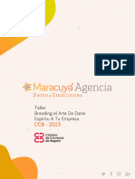 MaracuyáAgencia - Formato Simple Brief - Taller Branding El Arte de Darle Espíritu A Tu Empresa - CCB - 2023