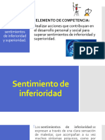 Sentimiento de Inferioridad y Superioridad. Resumen