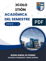 a-PROTOCOLO DE GESTIÓN ACADÉMICA 2023-I Aprobado