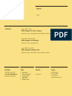 Swiss Design Resume