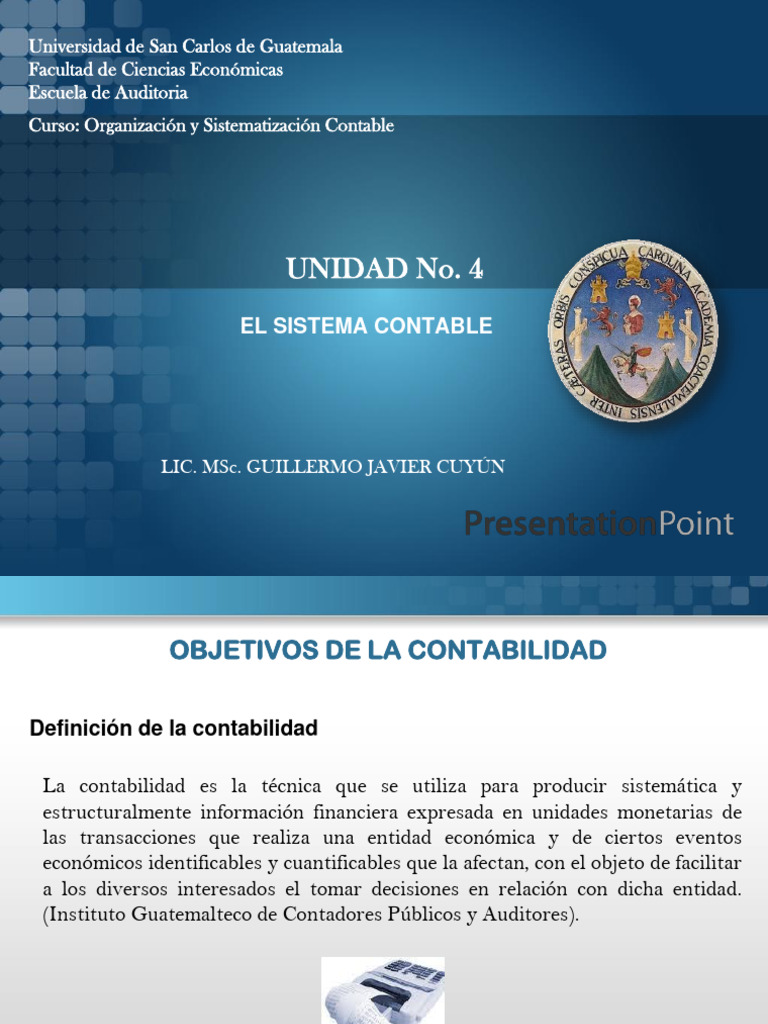 Organización del Sistema Contable USAC | PDF | Finanzas y dinero
