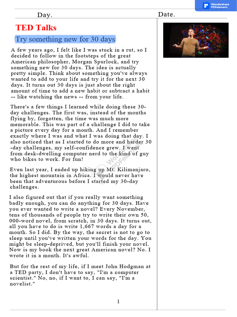 Transcript in Ted Talks PDF Anesthesia Cognitive Behavioral Therapy