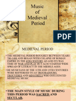 Music of Medieval