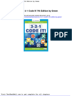 Test Bank For 3 2 1 Code It 7th Edition by Green Full Download