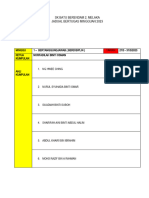 Jadual Bertugas Minggu Ke-2