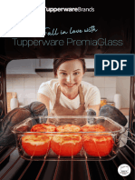 Tupperware PremiaGlass Leaflet