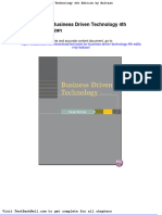 Test Bank For Business Driven Technology 4th Edition by Baltzan Full Download