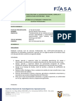 Informe Producto 5. Asesoria