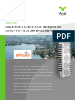 Africell Sierra Leonne 4X4 MIMO Case Study
