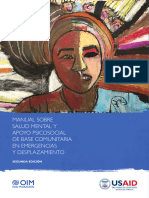 MANUAL DE SALUD MENTAL Y APOYO PSICOSOCIAL COMUNITARIO EN EMERGENCIAS Y DESPLAZAMIENTO