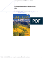 Test Bank For Ecology Concepts and Applications 6th Edition Molles Full Download