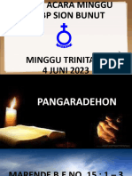 TERTIB ACARA MINGGU 30 April 2023