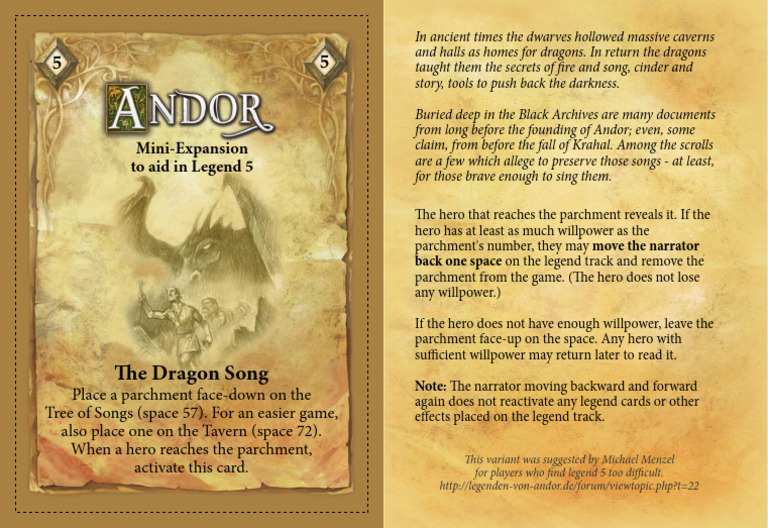 Andor - The Dragon Song | PDF