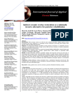 Indirect Ceramic Overlay Restorations As A Minimally Invasive Alternative For Posterior Rehabilitation