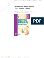 Test Bank For Introduction To Medical Surgical Nursing 4th Edition Adrianne D Linton Full Download