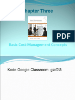 Chap 3 Basic Cost-Management Concepts