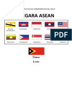 Bendera Dan Letak Astronomis Negara Asean