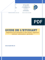 Livret Etudiant