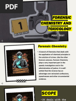 FORENSIC CHEMISTRY AND TOXICOLOGY Discussion