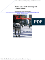 Test Bank For What Is Life A Guide To Biology With Physiology 1st Edition Phelan Full Download