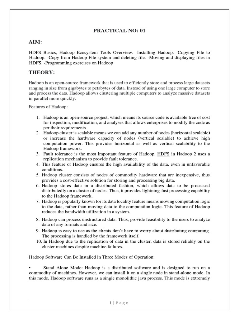 Bda Practical Pdf Map Reduce Mongo Db