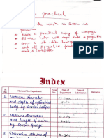 11th Physics Practical 2022-23