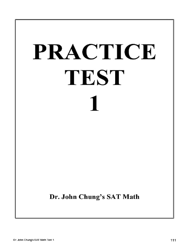 Dr. John Chungs SAT Math by Dr. John Chung (Z-Lib - Org) - Removed | PDF