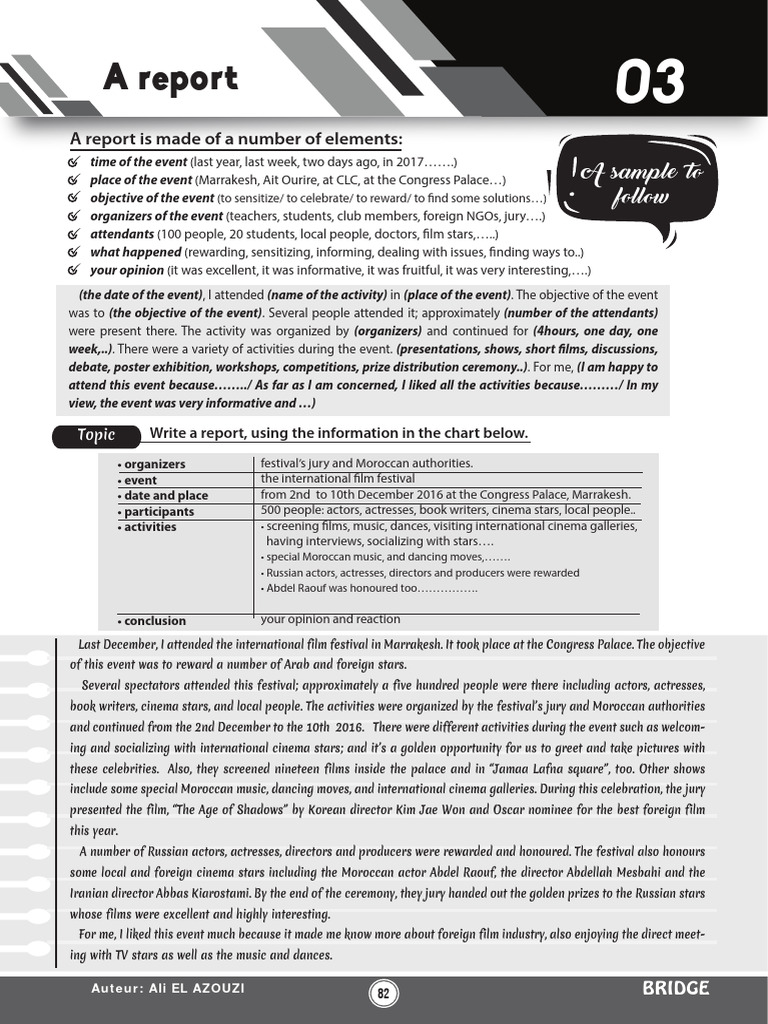 3a Report Summary and Practice | PDF