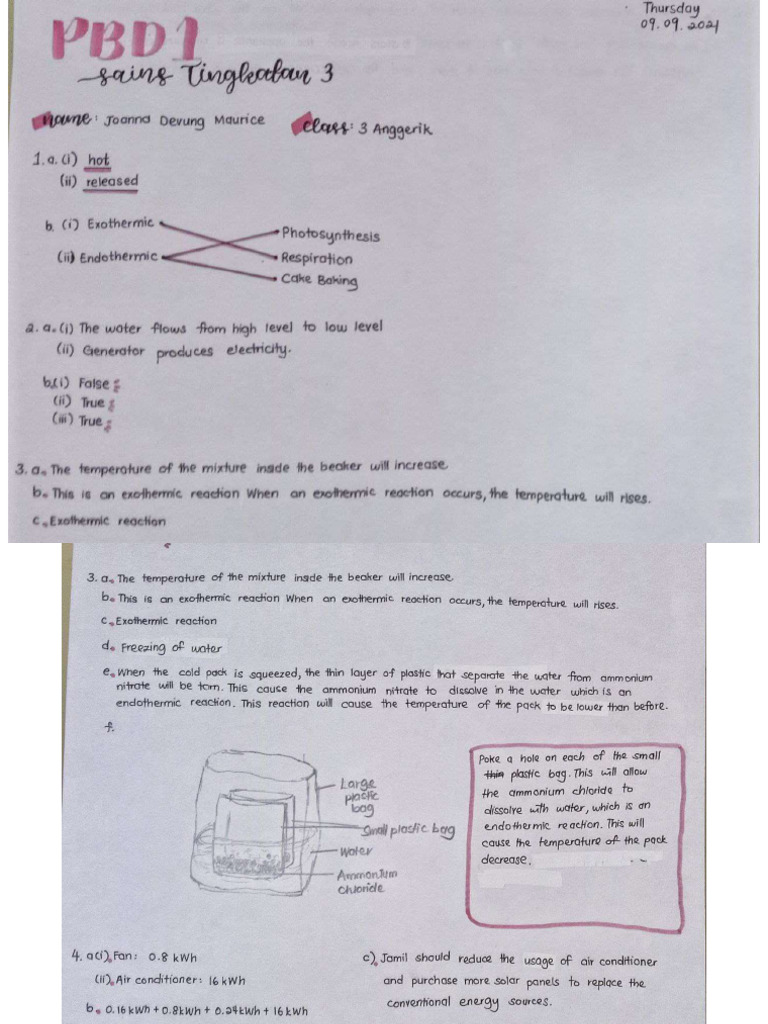 Joanna 3A Science PBD 1 | PDF