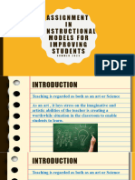 Instructional Principles and School Applications Assignment 1