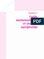 Outils Mathématiques Et Chiffres Significatifs: Chapitre 1