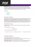 Interpolation Assignment