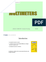 Multimeters Working With